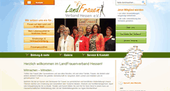 Desktop Screenshot of landfrauen-hessen.de
